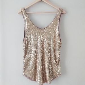 Talula sequin tank (*fits like a SMALL*)